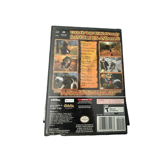 Cabela’s Dangerous Hunts 2 Nintendo GameCube Game - Picture 3 of 3